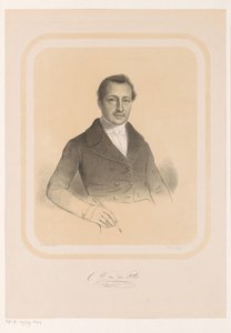Portræt af Combertus Willem van der Pot C.W. van der Pot (titel på objekt) af Hendrik Ringeling