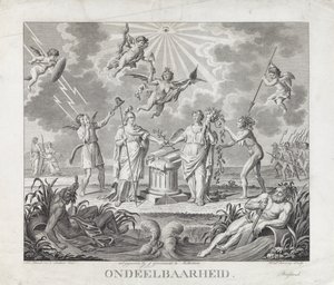 Allegori om udeleligheden, 1795 Udelelighed (titel på objekt) Fire allegorier om revolutionen i 1795 (serietitel)