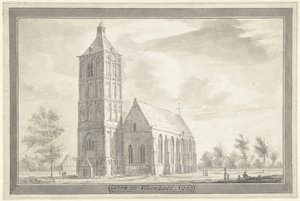 St. Plechelmus-kirken i Oldenzaal af Hendrik Spilman
