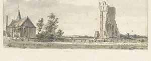 Ruinerne af huset i Cleves nær Haarlem
