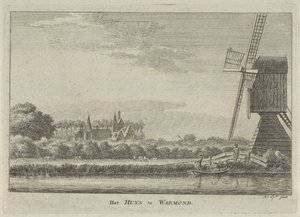 Udsigt over House Warmond Het Huys te Warmond (titel på objekt)