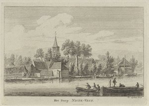 Udsigt over Nigtevecht Landsbyen Nigte-Vegt (titel på objekt)