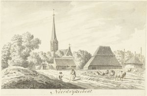 Udsigt over landsbyen Noordwijkerhout