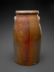 Churn, ca. 1880-1905 (slipglaseret stentøj)