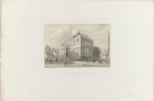 Udsigt over Museum Boijmans i Rotterdam, 1854 Museum Boijmans i Rotterdam (titel på objekt) Society for Promotion of Toonkunst, dets musikfestival og byen Rotterdam. minde om året 1854 (serietitel på objekt)