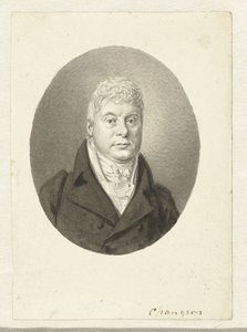 Portret van F.D. Changuion af Hendrik Willem Caspari
