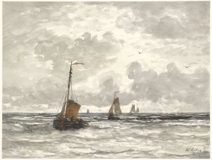Fiskerbåde på Breakers