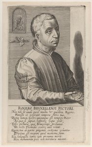 Roger van der Weyden den yngre, ca. 1610 (gravering) af Hendrik the Elder Hondius