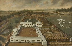En hollandsk fabrik i Bengalen af Hendrik van Schuylenburgh