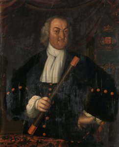 Hendrik Swaardecroon (1718-1725) Portræt af Hendrik Swaardecroon (Hendrick Zwaardecroon), generalguvernør i Hollandsk Ostindien af Hendrik van den Bosch