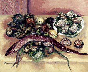 Stillleben mit Aal (Stillleben mit Seeigeln und Aal)