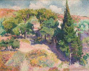 Cypres af Henri-Edmond Cross