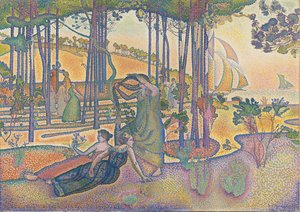 Luften om aftenen af Henri-Edmond Cross