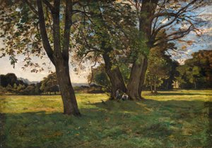 Et landskab af Henri-Joseph Harpignies
