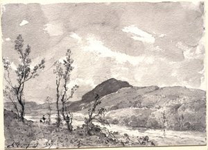 Langs en flodbred af Henri-Joseph Harpignies