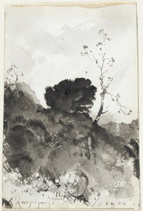 Landskab af Henri-Joseph Harpignies