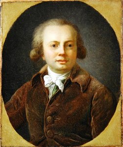 Portræt af en ung mand (olie på lærred) af Henri Pierre Danloux