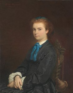 Portræt af en ung kvinde, 1863.