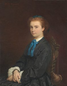 Portræt af en ung kvinde, 1863 af Henri Alexandre Georges Regnault