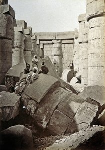 Karnak-templet, ca. 1900 (s/h-foto)