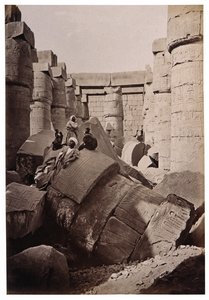 Ruinerne af Karnak, ca. 1900 (foto)