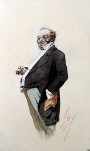 Portræt af forfatteren i Monsieur Prud