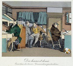 Ti og en halv time: åbning af skuffer og private samtaler - i "" Administrative mores"" af Henri Monnier af Henri Bonaventure Monnier