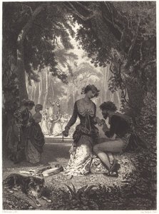 italienske dansere af Henri Charles Antoine Baron