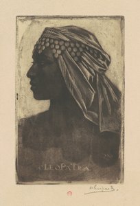 Kleopatra af Henri Charles Guérard