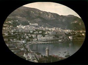 Byen og Monaco-bugten af Henri Chouanard