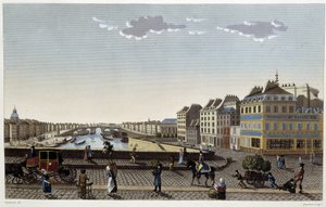 Paris, Notre-Dame-broen - i ""Views of Paris"" af Courvoisier