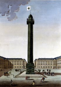 Place Vendôme - i "" Views of Paris"" af Courvoisier