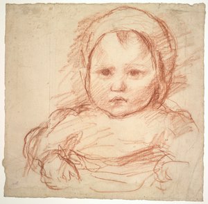 Portræt af et spædbarn, 1800-1900-tallet.