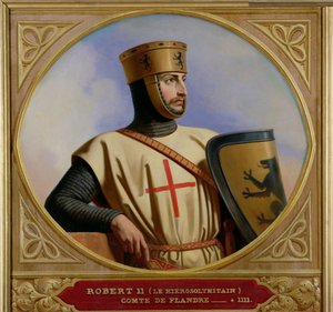 Robert II le Hierosolymitain, greve af Flandern (død 1111) 1843 af Henri Decaisne