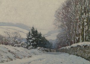 Vinterlandskab af Henri Deglume
