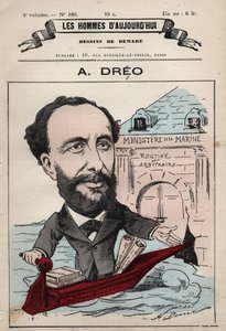 Tegneserie af Amaury Dreo 1829-1882 fra 