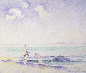 Badende; Badende, 1906 af Henri Edmond Cross