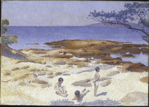 Strand ved Cabasson af Henri Edmond Cross