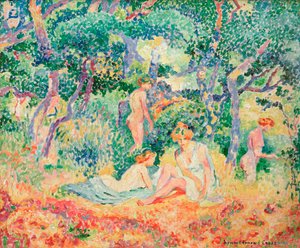 Le Bois eller Nu sous bois, 1906-1907. af Henri Edmond Cross