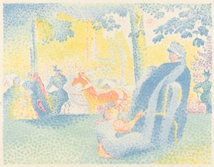 Champs-Elysees af Henri Edmond Cross