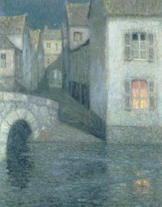 Huse ved floden, Chartres, 1929
