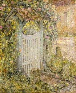 The Pothuis, Gerberoy af Henri Eugene Augustin Le Sidaner