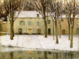 Lille plet ved vandet af Henri Eugene Augustin Le Sidaner
