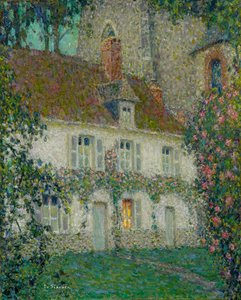 Kunstnerhuset i Gerberoy, 1932 af Henri Eugene Augustin Le Sidaner