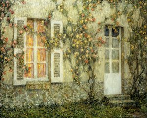 Rosernes Hus; Rosernes Hus af Henri Eugene Augustin Le Sidaner