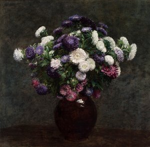 Asters i en vase