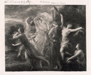 Trojanernes dans af Henri Fantin-Latour