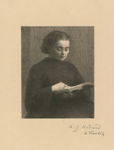 Læsende kvinde af Henri Fantin-Latour