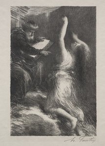 Parsifal, akt II: Fremkaldelse af Kundry af Henri Fantin-Latour