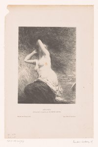 Ariadne efterladt på øen Naxos Ariane (titel på objekt) af Ignace Henri Jean Fantin Latour